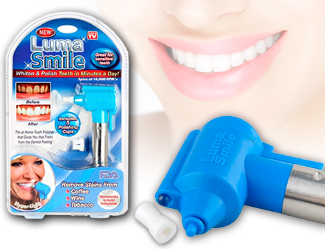 حراج دستگاه سفید کننده و پولیش دندان لوما اسمایل luma smile اصل