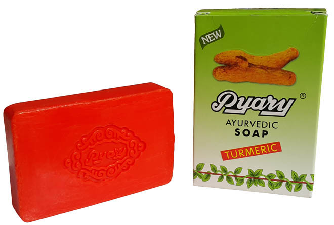 صابون زردچوبه اصل pyary turmeric ayurvedic soap